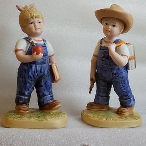 Vintage Demin Days figurines